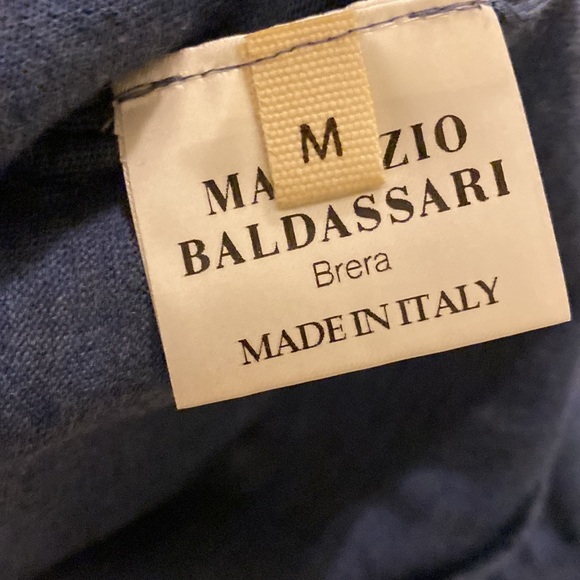 MAURIZIO BALDASSARI Knitted Virgin Wool Collared Sweater - Picture 5 of 7